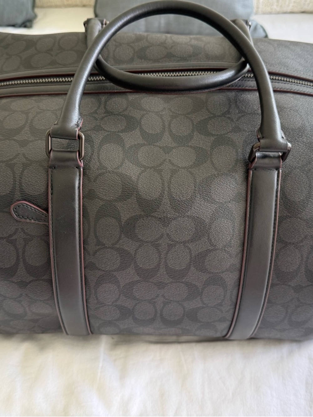 Coach Trekker 52" Signature Canvas Luggage - Black Cooper - Picture 2 of 12